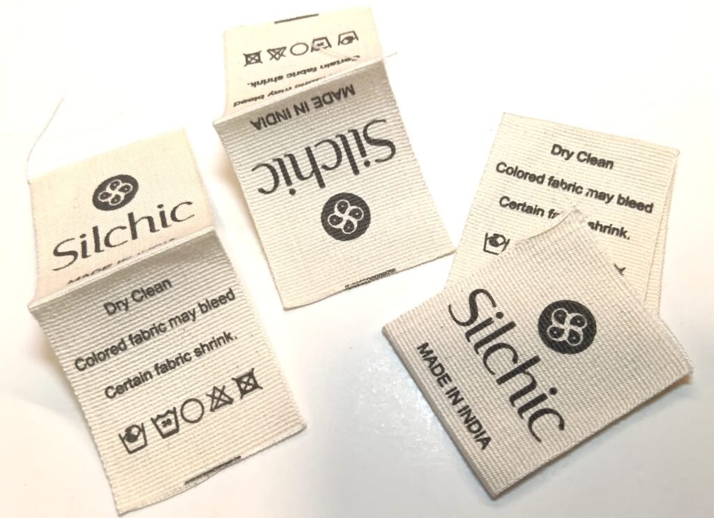 Code Soft Label Layout Soft Clothing Labels In New Delhi – United Labels Inc